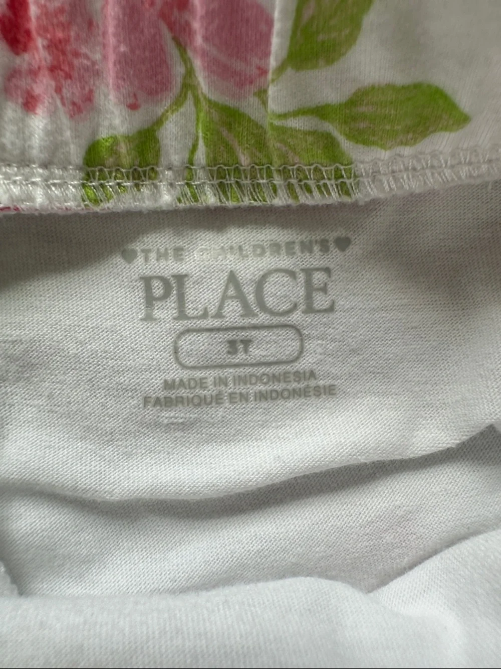 The Children's Place White Floral Two-Piece Tank & Skort Set - Pink & Green - Picture 4 of 6